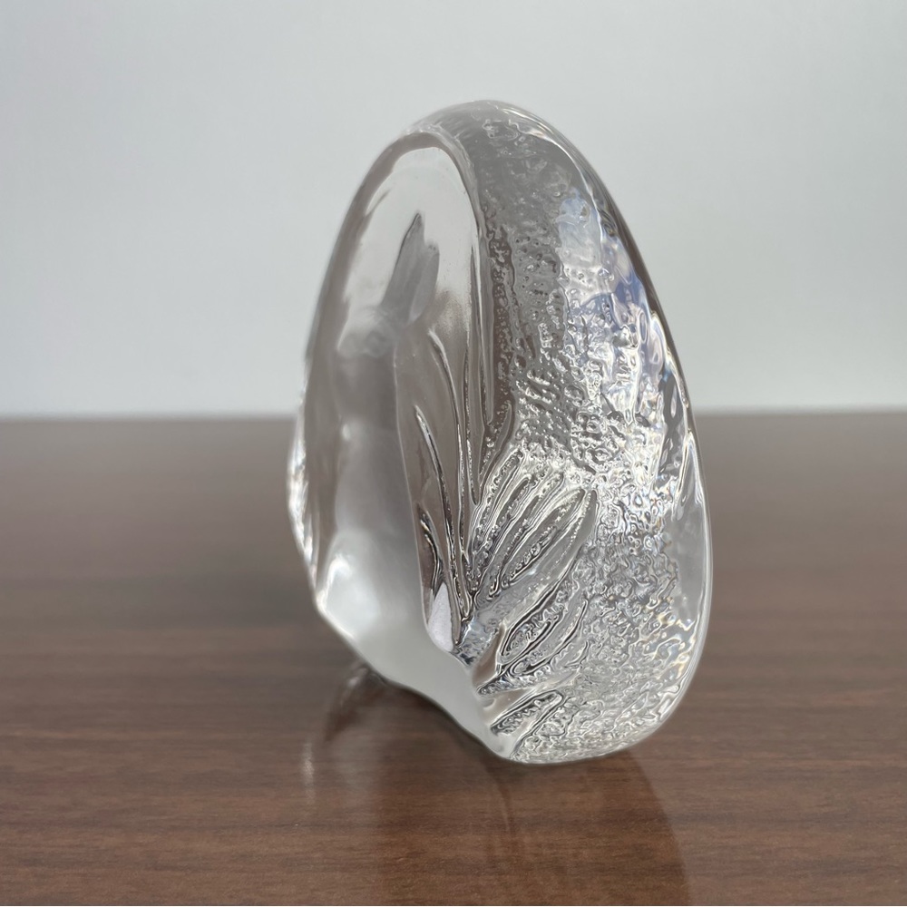Crystal Zajecar Glass Rabbit Paperweight - Picture 4 of 8